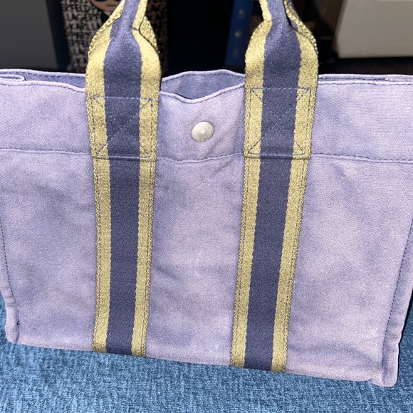 Hermes Handbags - Hermès Fourre-Tout Tote (Canvas Tote with Web Handles)